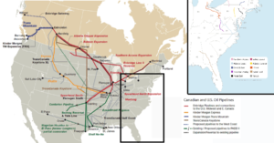 Tar sands and gas pipelines
