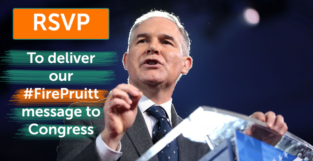 RSVP to #FirePruitt