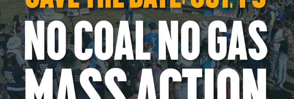 No Coal No Gas Mass actionOct 2021