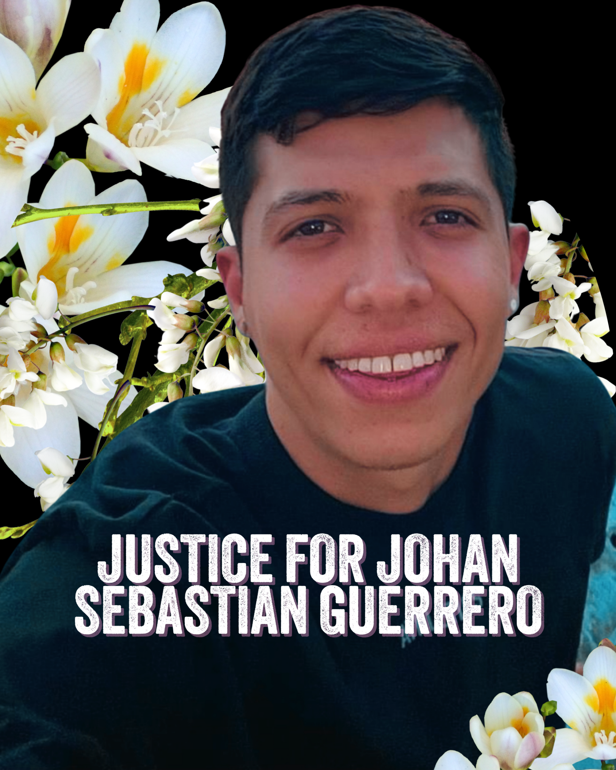 A picture of Johan Sebaastian Guerro he is a 26 year old hispanic man with short hair. He is smiling in the photo.