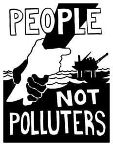 People not polluters by Aaron Hughes