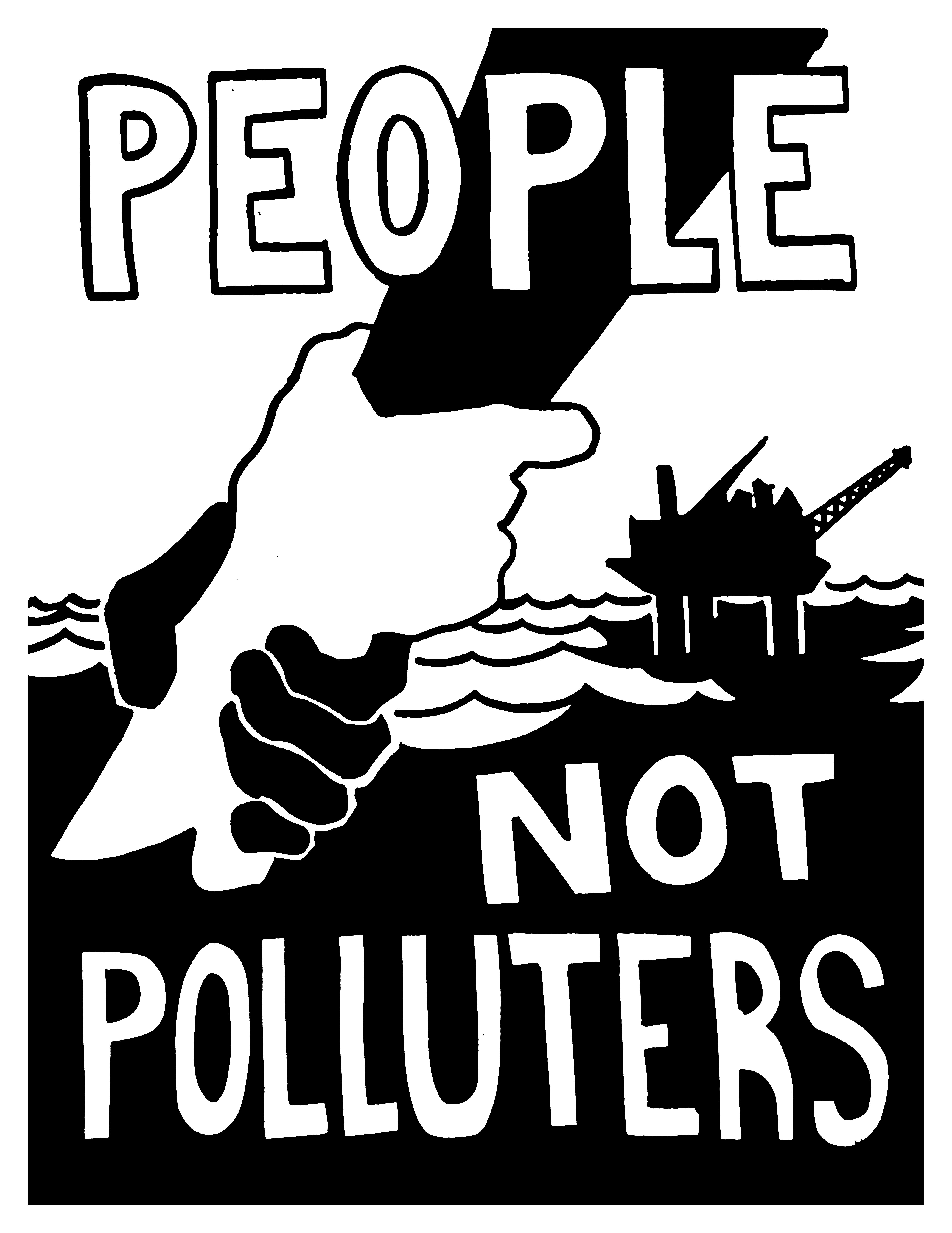 People not polluters by Aaron Hughes