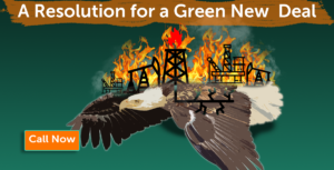 A resolution for a green new deal was introduced, call now