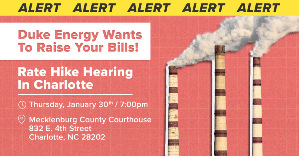 Duke Energy Wants to Raise your bills!