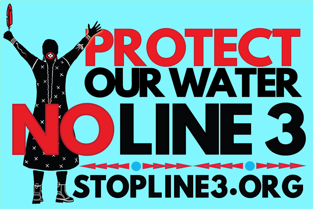 Protect our water, no LIne 3