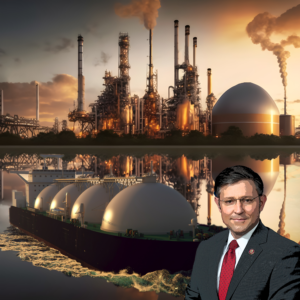 fossil fascist speaker Mike Johnson has a dirty, dumb idea for LNG