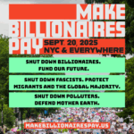 Make Billionaires pay march Sept 20 2025