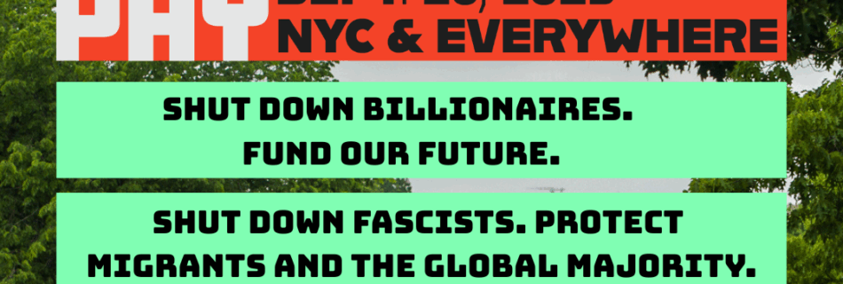 Make Billionaires pay march Sept 20 2025