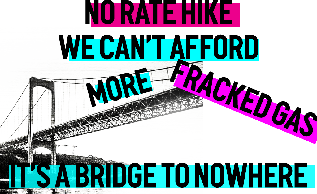 No rate hike we can't afford more fracked gas