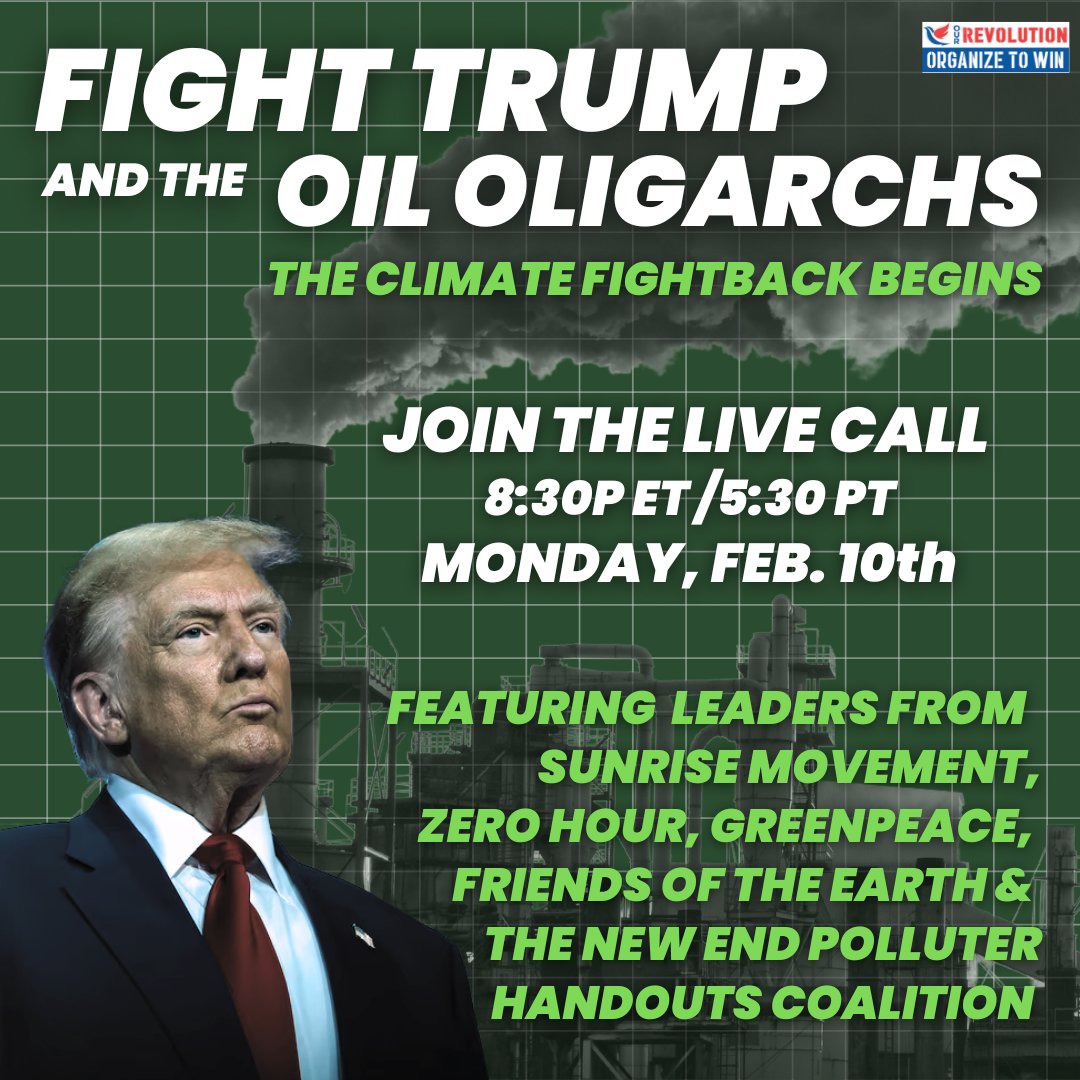 Fight Trump and the Oiligarchs