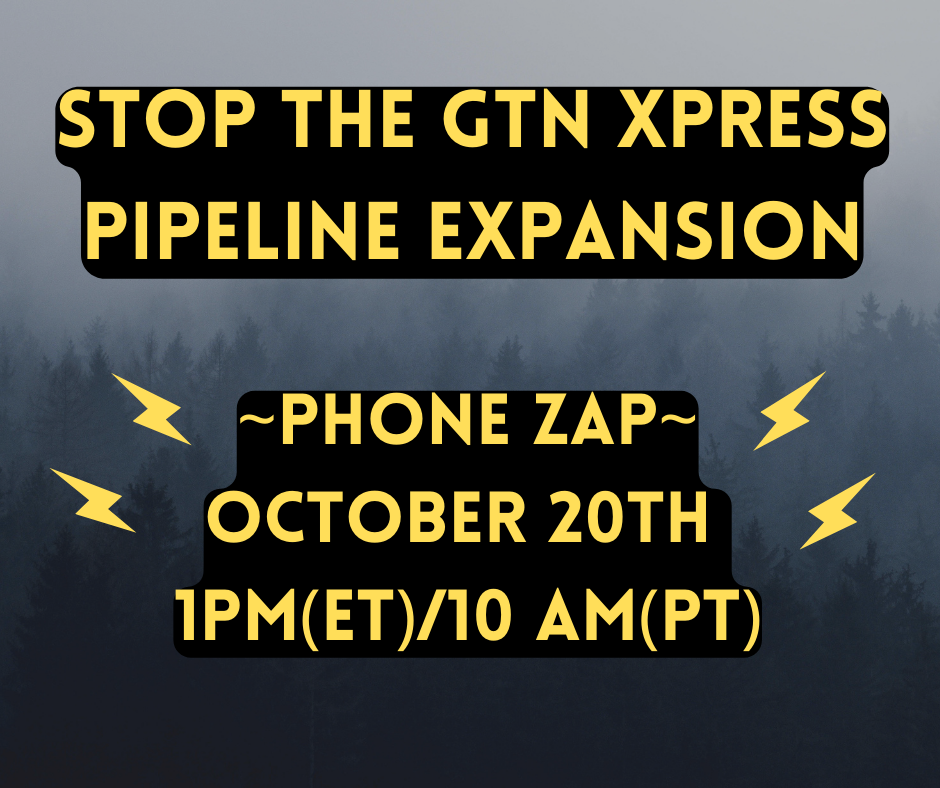 Tell FERC to Stop the GTAN Express Pipeline expansion