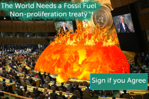 Sign if you agree: The U.S. must commit to a Fossil Fuel Non-Proliferation Treaty phasing out fossil fuels.