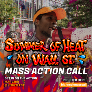 Summer of Heat on Wall Street mass call May 23