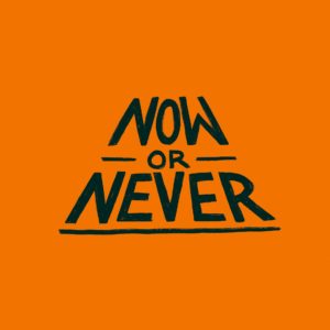 Now or Never logo Square