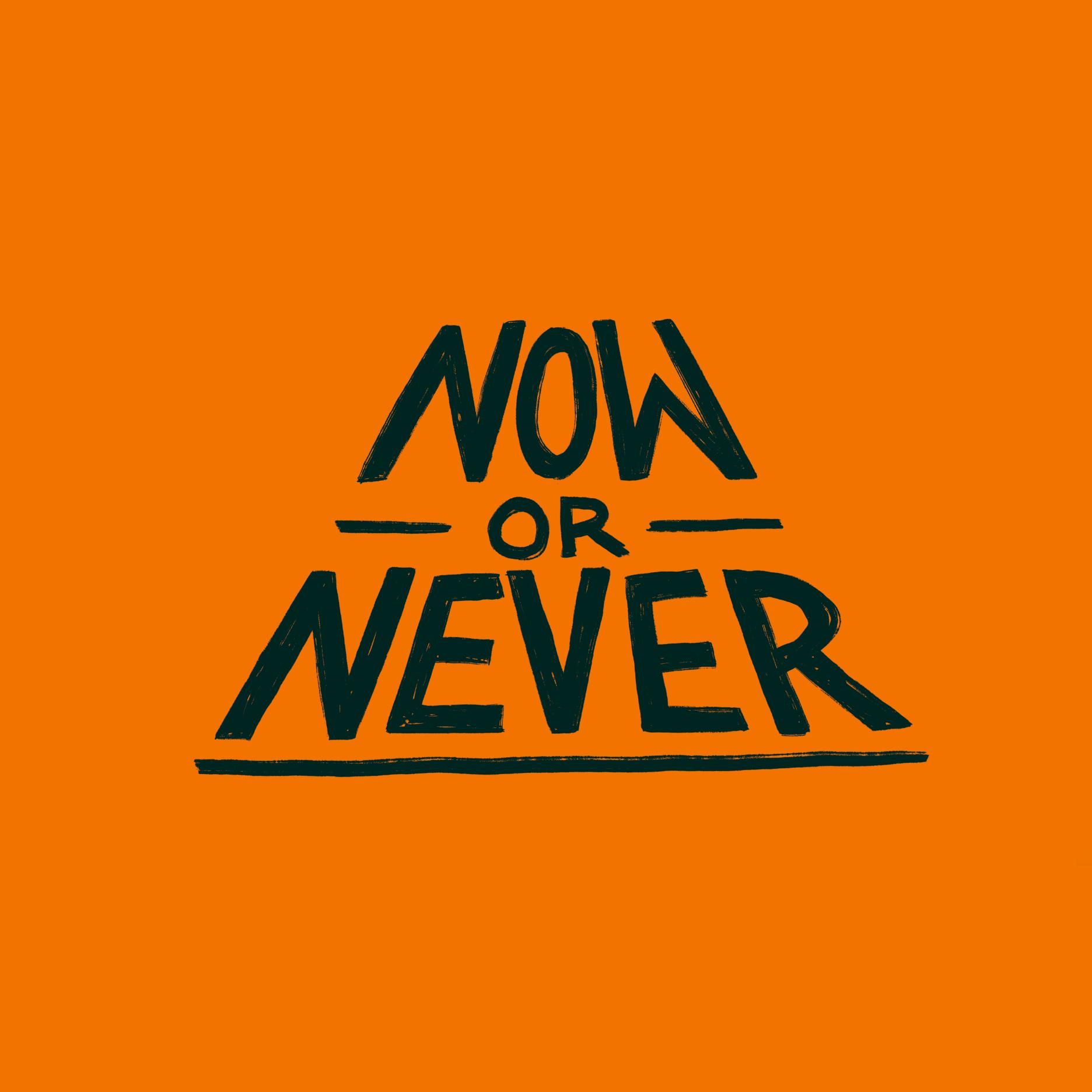 Now or Never logo Square